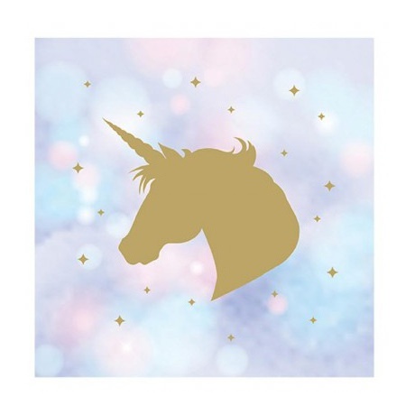 Ubrousky 3 vrstvé 33x33cm Unicorn, 20 ks