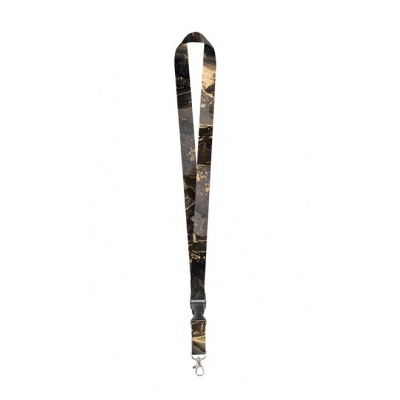 Klíčenka s karabinou Gold Marble