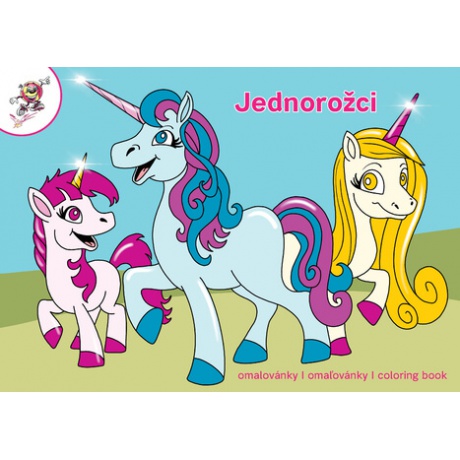Omalovánky A5 LUX Jednorožci