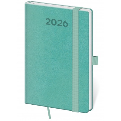 Diář 2026 Týdenní kapesní Print pop mint