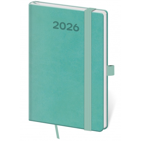 Diář 2026 Týdenní kapesní Print pop mint
