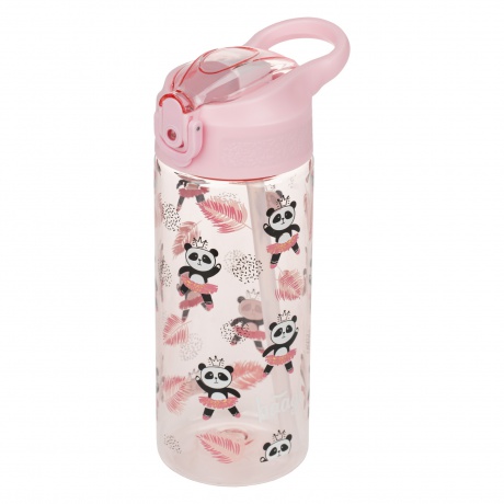 Tritanová láhev na pití s brčkem Baagl Panda