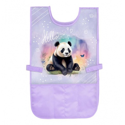 Zástěra do výtvarky pončo Panda