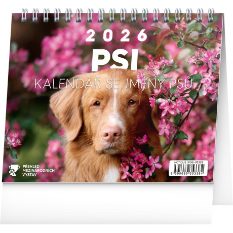 Stolní kalendář 2026 mini Psi