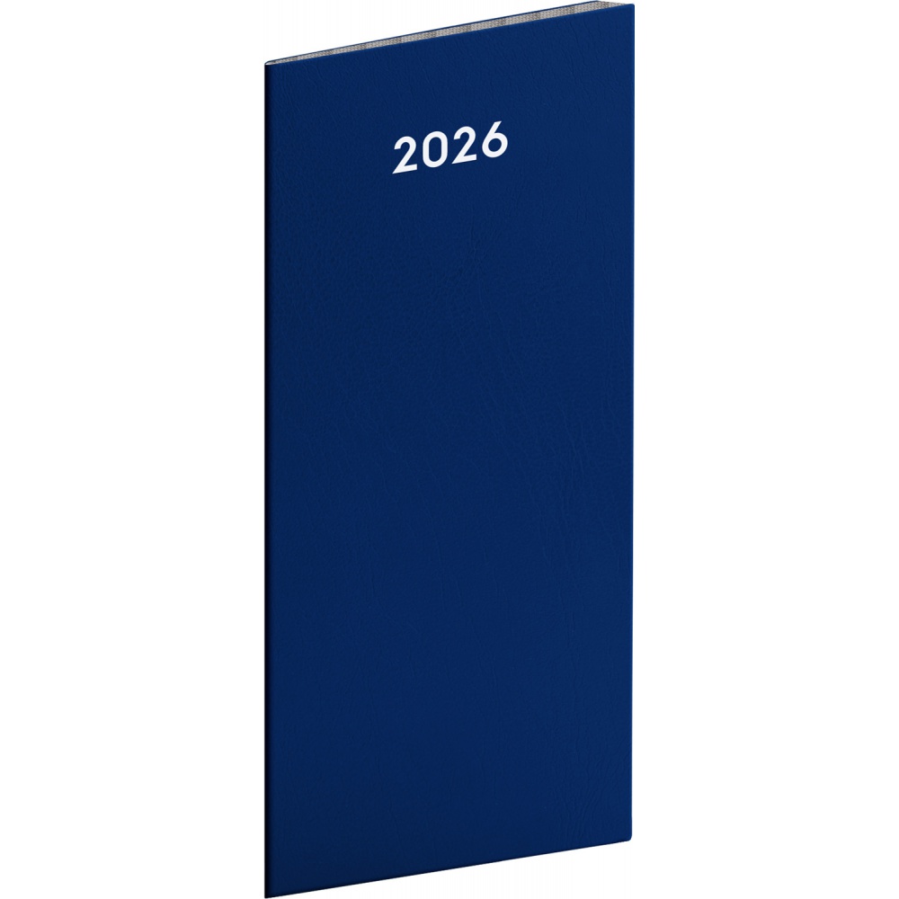 Diář 2026 měsíční modrý Diář 2026 měsíční modrý