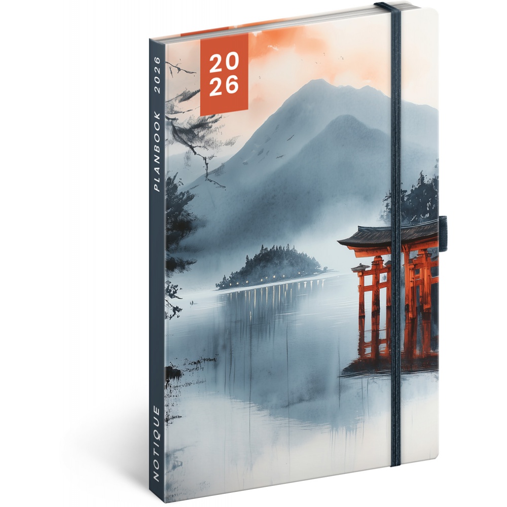 Planbook diář notes Japonsko 2026 Planbook diář notes Japonsko 2026