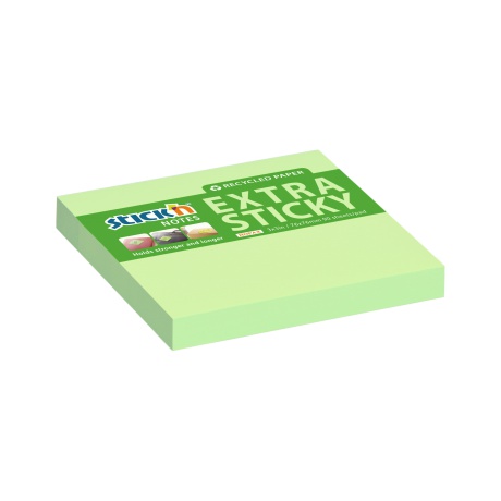 Lepící bloček 76x76 Stick´n EXTRA pastelově zelený