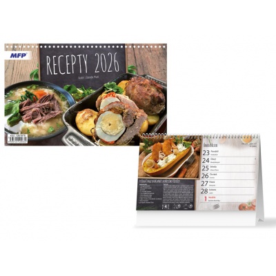 Stolní kalendář 2026 Recepty