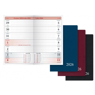 Diář 2026 T103 PVC týdenní