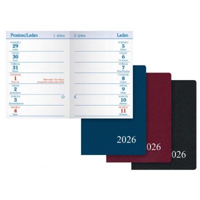 Diář 2026 T101 PVC týdenní