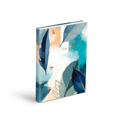 Diář 2026 D801 denní Soft LUX Pírka