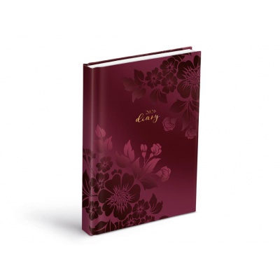 Diář 2026 D801 denní Květiny