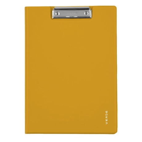 Psací podložka s klipem A4 zavírací VERDE Hořčice