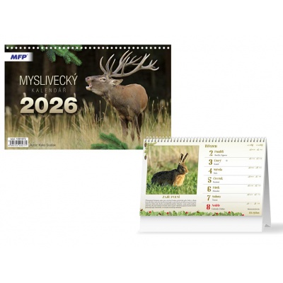 Stolní kalendář 2026 Myslivecký