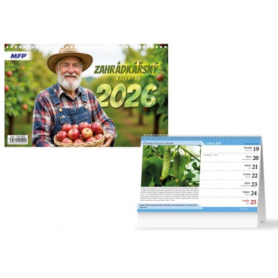 Stolní kalendář 2026 Zahrádkářský