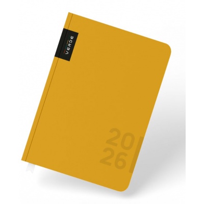 Diář A5 denní 2026 VERDE hořčice