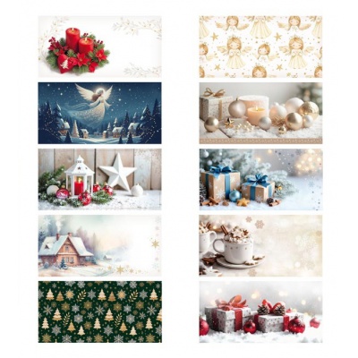 Obálka DL vánoční motiv