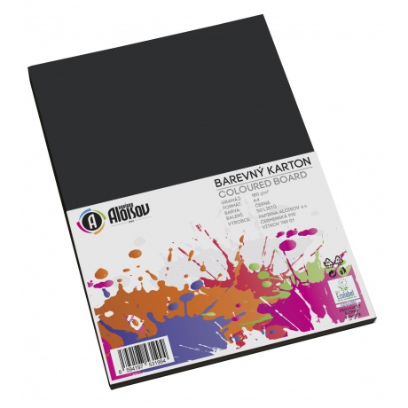 Karton kreslící A4 180g černý, 50ks