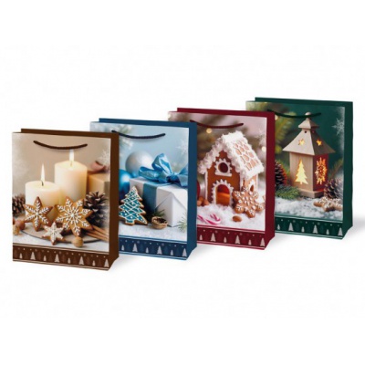 Taška dárková T4 vánoční V41