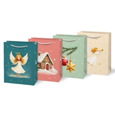 Taška dárková T4 vánoční V43