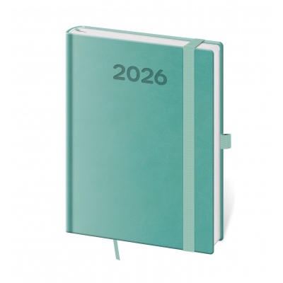 Diář 2026 Denní B6 Print pop mint