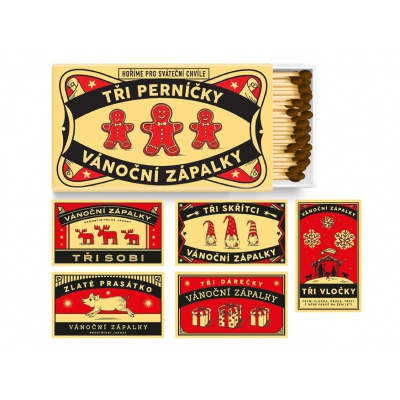 Zápalky Vánoční dlouhé