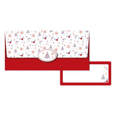 Obálka na peníze Stromečky