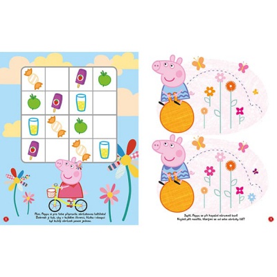 1000 samolepek s aktivitami Prasátko Peppa