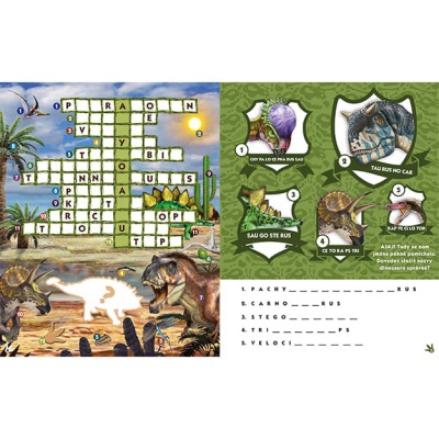 1000 samolepek s aktivitami Dinosauři