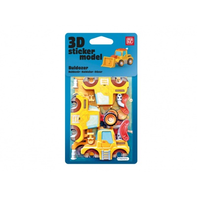 3D samolepkový model Buldozer