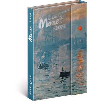 Týdenní magnetický diář 2026 Claude Monet