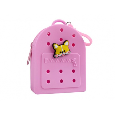 Gifty - silikonová peněženka růžová