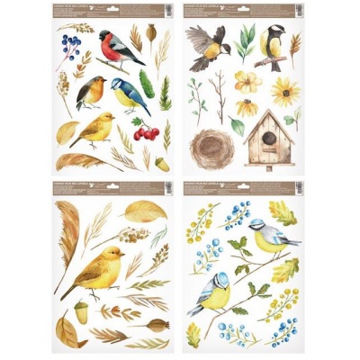 Okenní fólie Ptáčci