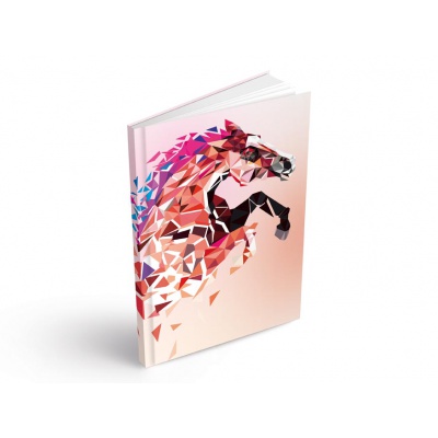 Záznamová kniha A4 čistá Kůň