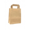 Taška papírová 18x8x22cm hnědá, 50ks