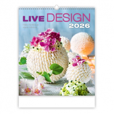 Kalnedář 2026 nástěnný Live design