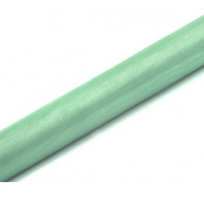 Organza 36cmx9m mint