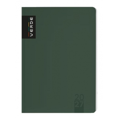 Diář A5 týdenní 2027 VERDE zelený