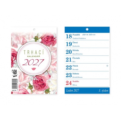 Trhací kalendář 2027 A6