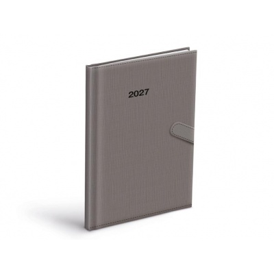 Diář 2027 Týdenní T805  magnetický šedý