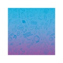 Ubrus na lavici PVC 50x65cm Grafiti girls