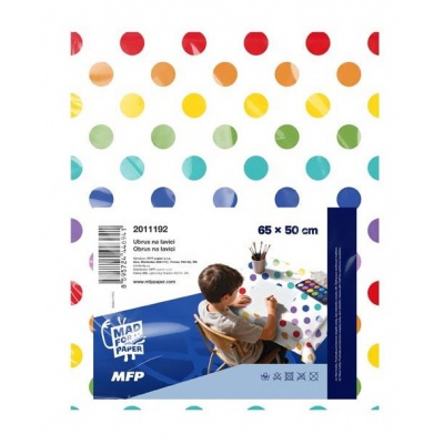 Ubrus na lavici PVC 50x65 Puntíky