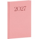 Diář 2027 Týdenní A5 Biella růžový