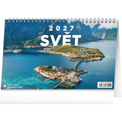 Stolní kalendář 2027 Svět