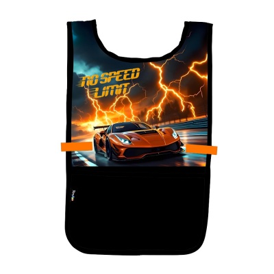 Zástěra do výtvarky pončo Auto