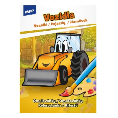 Omalovánky A4 Vozidla