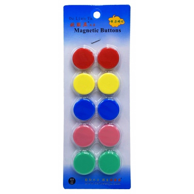 Magnety barevné 2cm, 10 ks