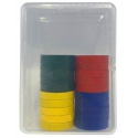 Magnety barevné 25mm 20 ks