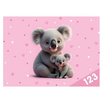 Desky na číslice Koala
