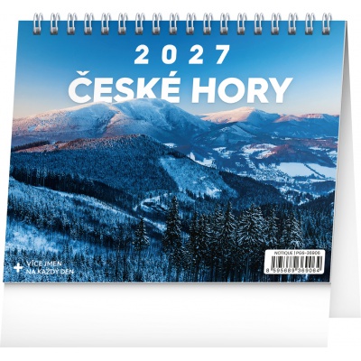 Stolní kalendář 2027 mini České hory